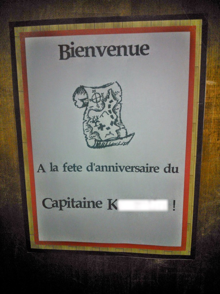 entrée anniversaire pirates
