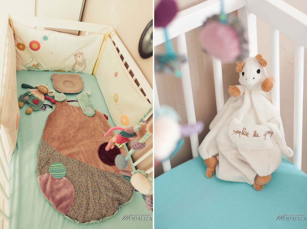 déco chambre lit bébé étoile nuage bleu Moulin Roty